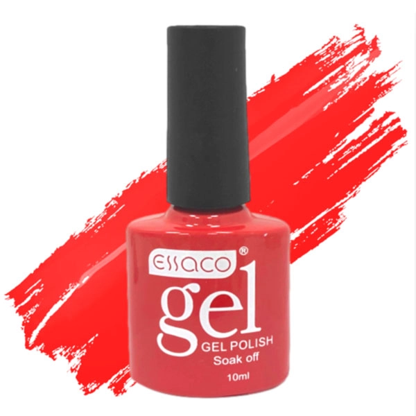 Gel lak na nehty - Neon Red, 10 ml