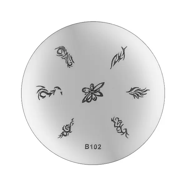 B102 - Destička s ornamenty