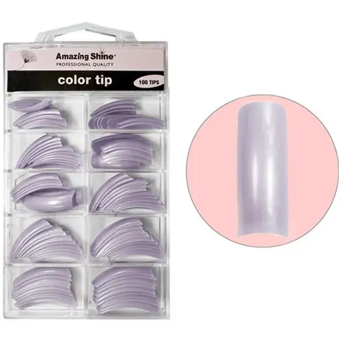Umělé nehty barevné, 100ks - Spray Purple, č.1 - 10