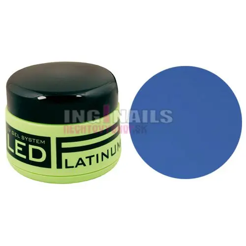 PLATINUM LED UV barevný gel, 9g - Cream Blue 218