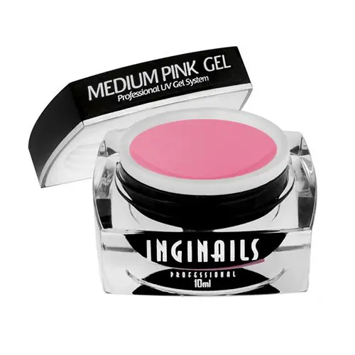 Medium Pink Gel 10ml - jednofázový UV gel Inginails Professional
