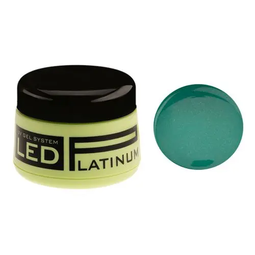 PLATINUM LED UV barevný gel, 9g - Turquoise Spinner 232
