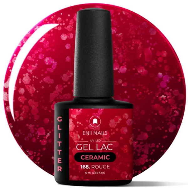 Gel Lak Ceramic - 168 Rouge, 10ml