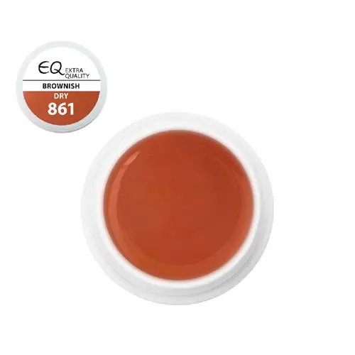 861 Dry – Brownish, barevný UV gel 5g