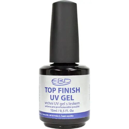 TOP FINISH UV GEL - vrchní, extra lesklý gel, 15ml