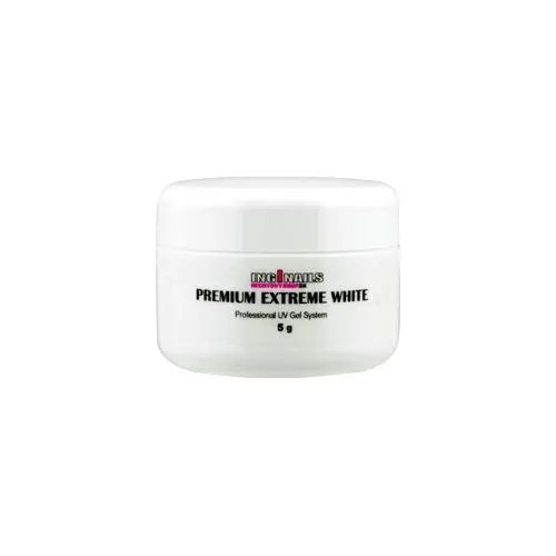 Modelovací UV gel Inginails - Premium Extreme White, 5g