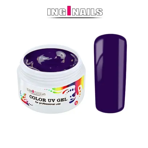 Purple - 4D barevný gel Inginails 5g