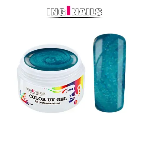 Arctic Blue - 5g barevný UV gel Inginails 