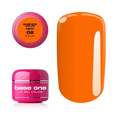 Gel Silcare Base One Neon - Orange 02, 5 g