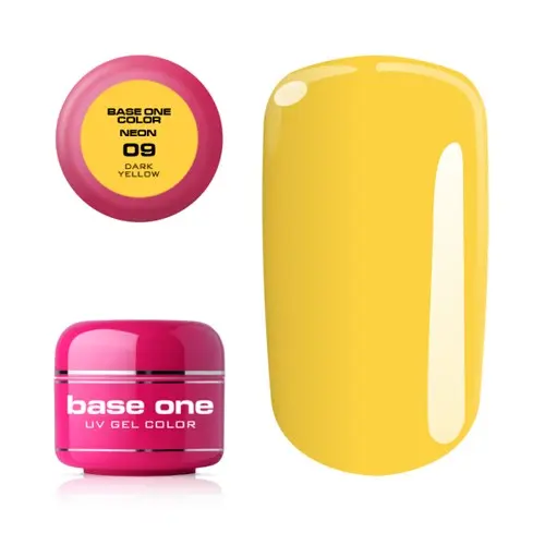 Gel Silcare Base One Neon - Dark Yellow 09, 5 g