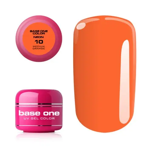 Gel Silcare Base One Neon - Medium Orange 10, 5 g