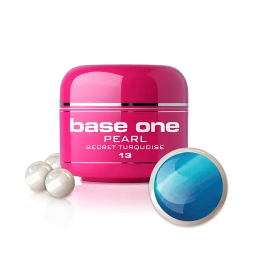 Gel Silcare Base One Pearl - Secret Turquoise 13, 5 g