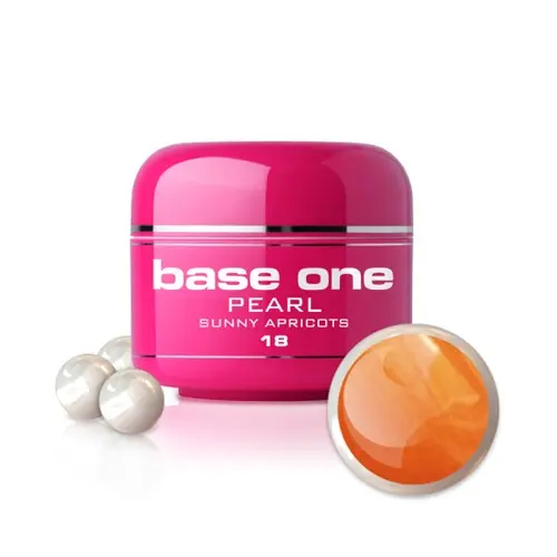 Gel Silcare Base One Pearl - Sunny Apricots 18, 5 g