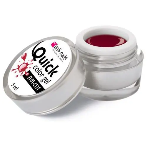 ENII Quick Color LED/UV Gel - Burgundy, 5ml