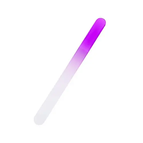 Skleněný pilník na nehty - fialový, malý