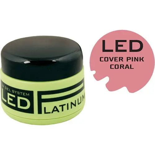 COVER PINK - kamuflážní LED gel - CORAL, 40g