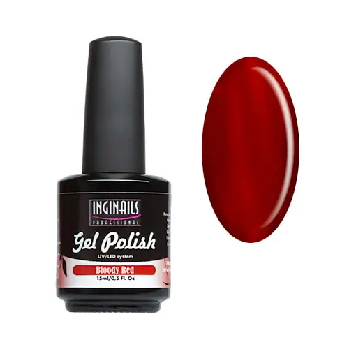 UV gel lak Inginails Professional 15ml - Bloody Red