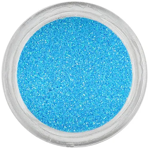 Glitrový ozdobný prášek – azurově modrý