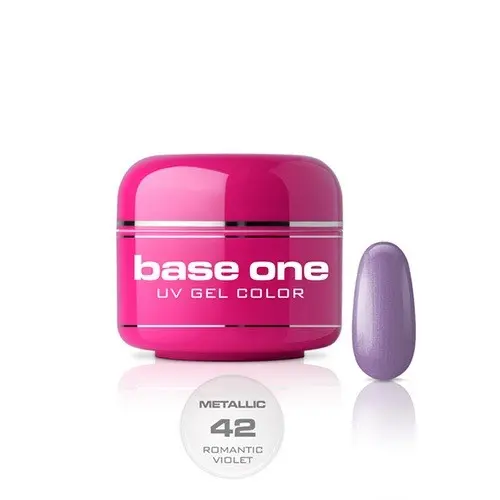 Gel Silcare Base One Metallic – Romantic Violet 42, 5 g