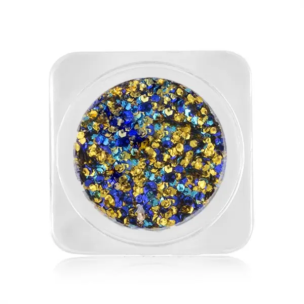 Ozdoby na nehty – kroužky metalické barvy – zlaté, tyrkysové, modré