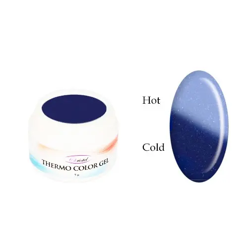 Thermo barevný gel - GLITTER BLUE/LIGHT BLUE, 5g