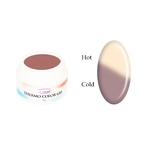 Thermo barevný gel - PEARL BROWN/PEARL LIGHT SILVER, 5g