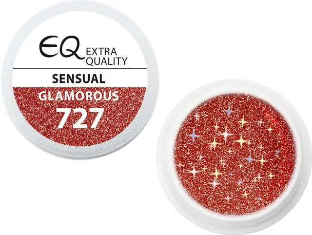 Extra Quality GLAMOURUS barevný UV gel - SENSUAL 727, 5g