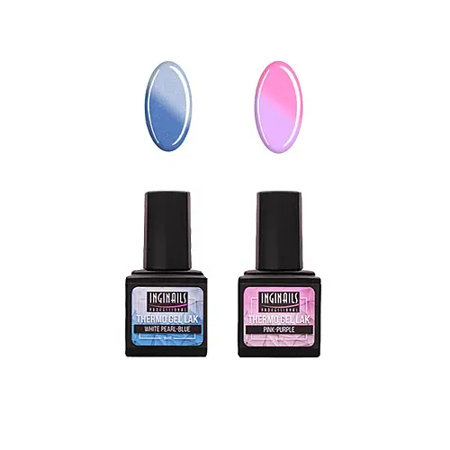 Inginails Professional - Termo gel lak sada, 2ks