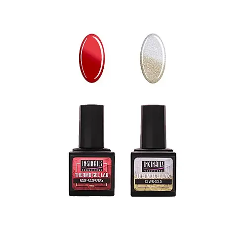 Inginails Professional - Termo gel lak sada, 2ks