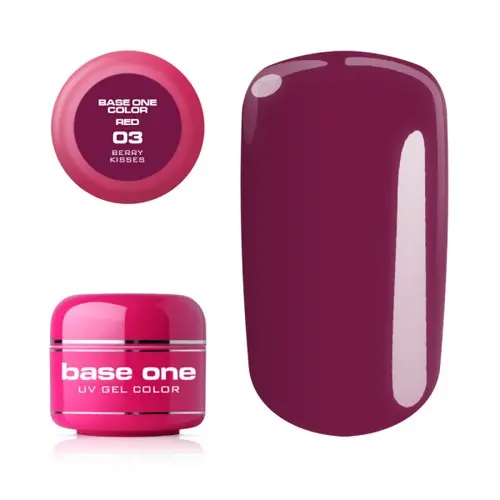 Gel Silcare Base One Color RED - Berry Kisses 03, 5 g
