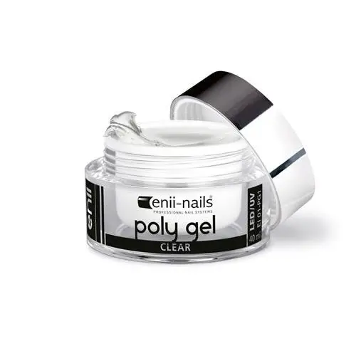Enii nails Poly Gel - Clear, 10 ml