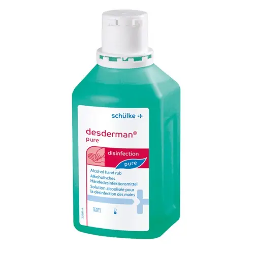 Desderman Pure – Tekutý dezinfekční přípravek s alkoholem, 500ml
