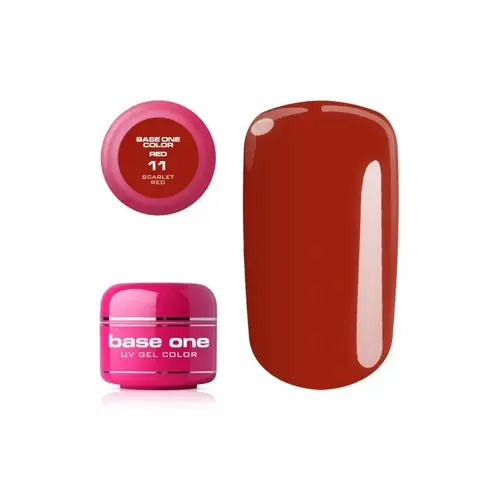 Gel Silcare Base One Color RED - Scarlet Red 11, 5 g