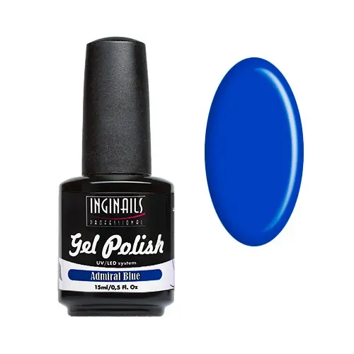 UV gel lak Inginails Professional 15ml - Admiral Blue