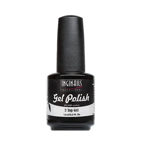 UV Gel lak Inginails Professional - 3 Top Gel 15ml