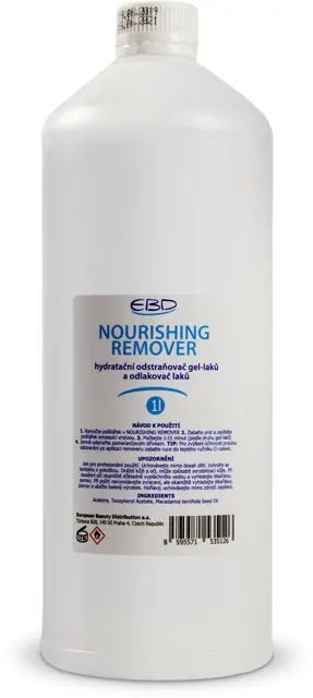 Nourishing Remover - Hydratační odstraňovač gel laků s makadamovým olejem 1l