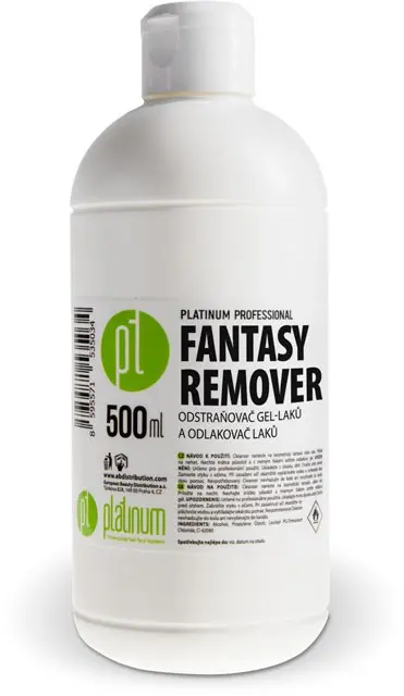 FANTASY REMOVER – odstraňovač gel-laků a odlakovač laků, 500ml