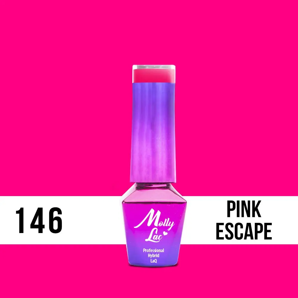 MOLLY LAC UV/LED Flamingo - Pink Escape 146, 5 ml