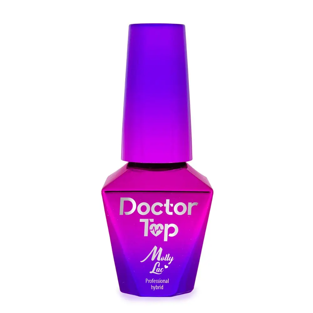 MOLLY LAC - Doctor Top- bezvýpotkový gel lak, 10ml