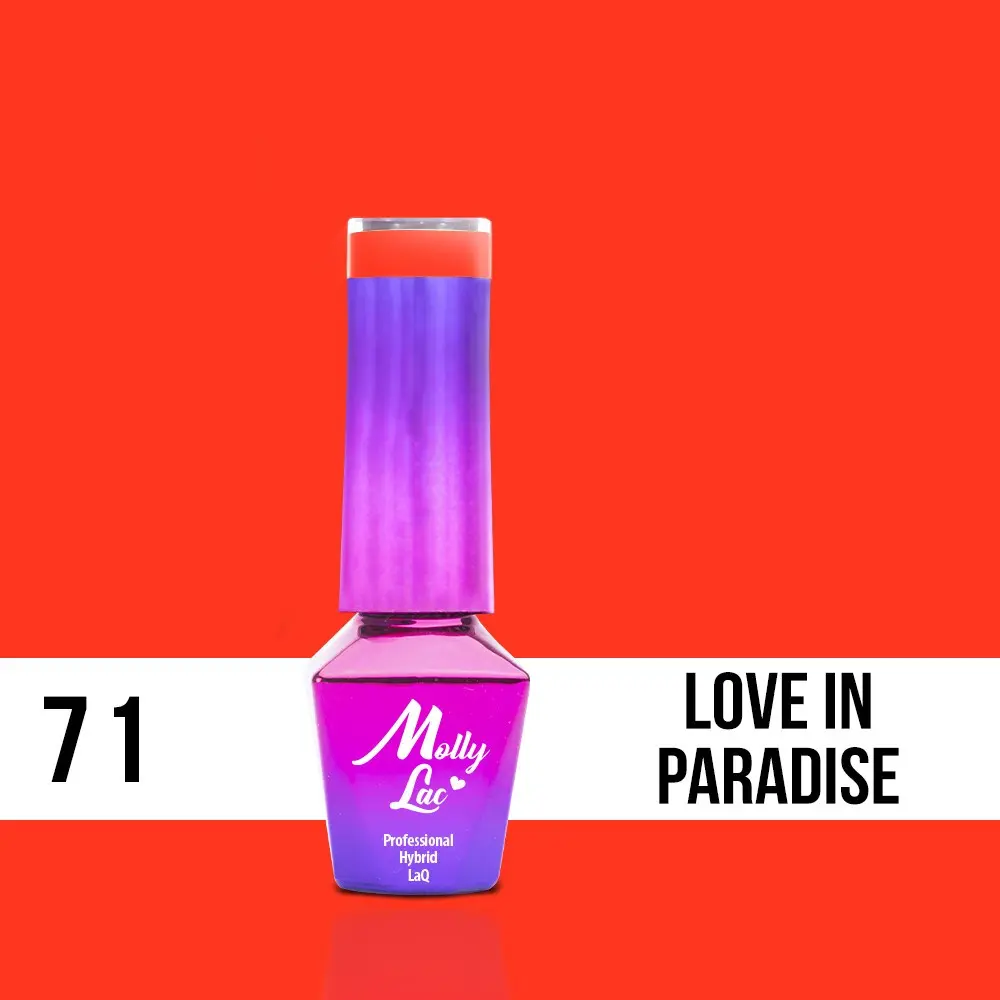 MOLLY LAC UV/LED gel lak Women in Paradise - Love in Paradise 71, 10 ml