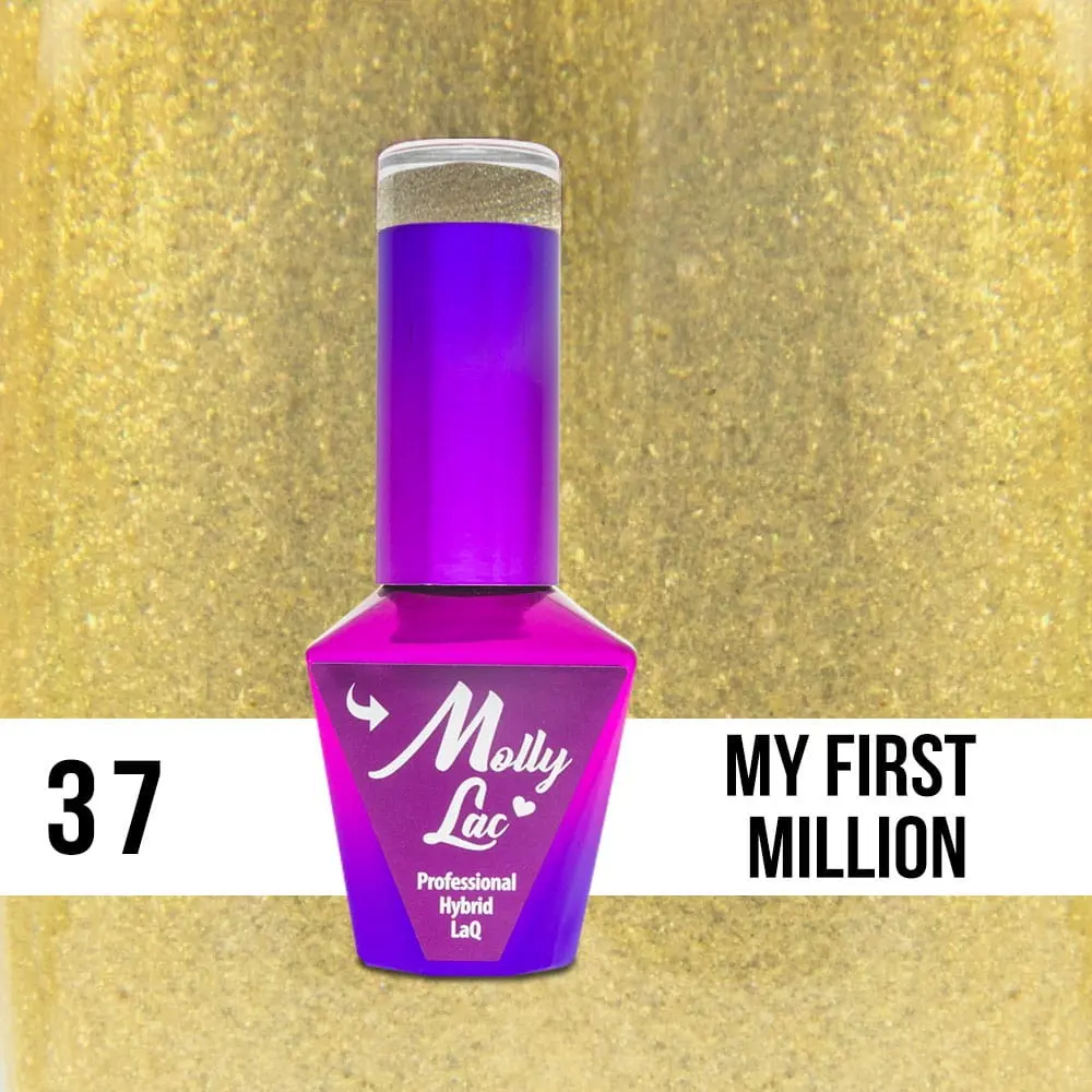 MOLLY LAC UV/LED gel lak Queens of Life - My First Million 37, 10 ml