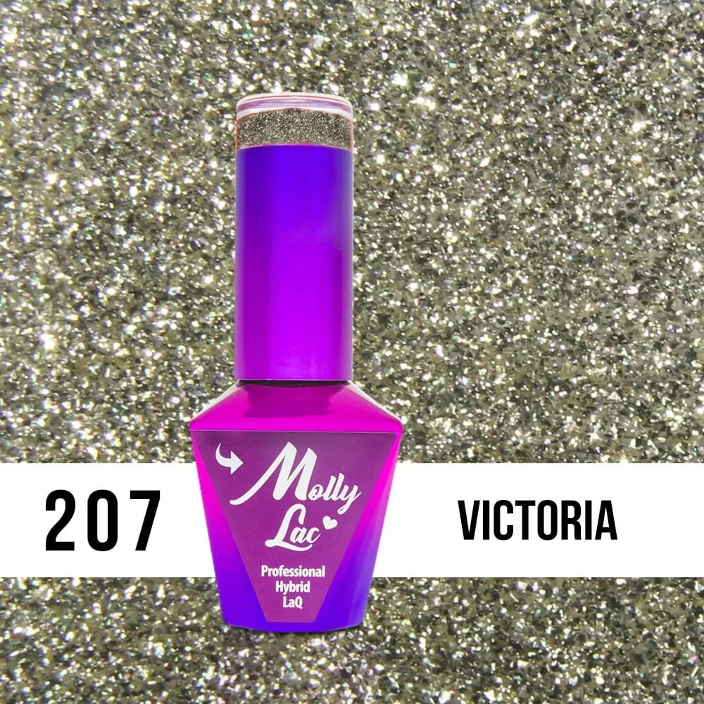 MOLLY LAC UV/LED gel lak Sensual - Victoria 207, 10 ml