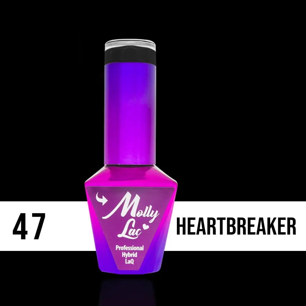 MOLLY LAC UV/LED gel lak Elite Women - Heartbreaker 47, 10 ml