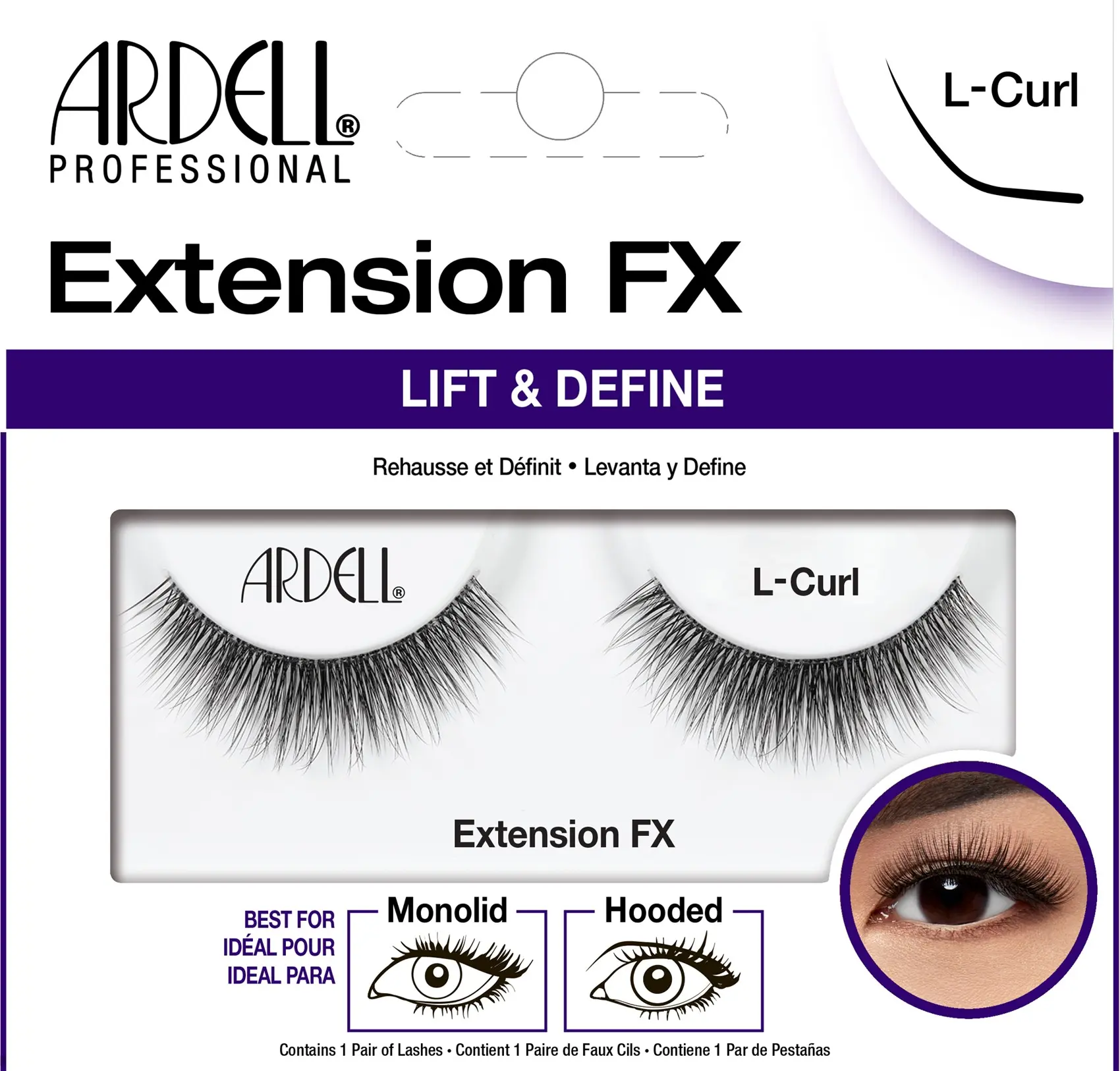 Ardell - 3D Extension FX Řasy L-Curl