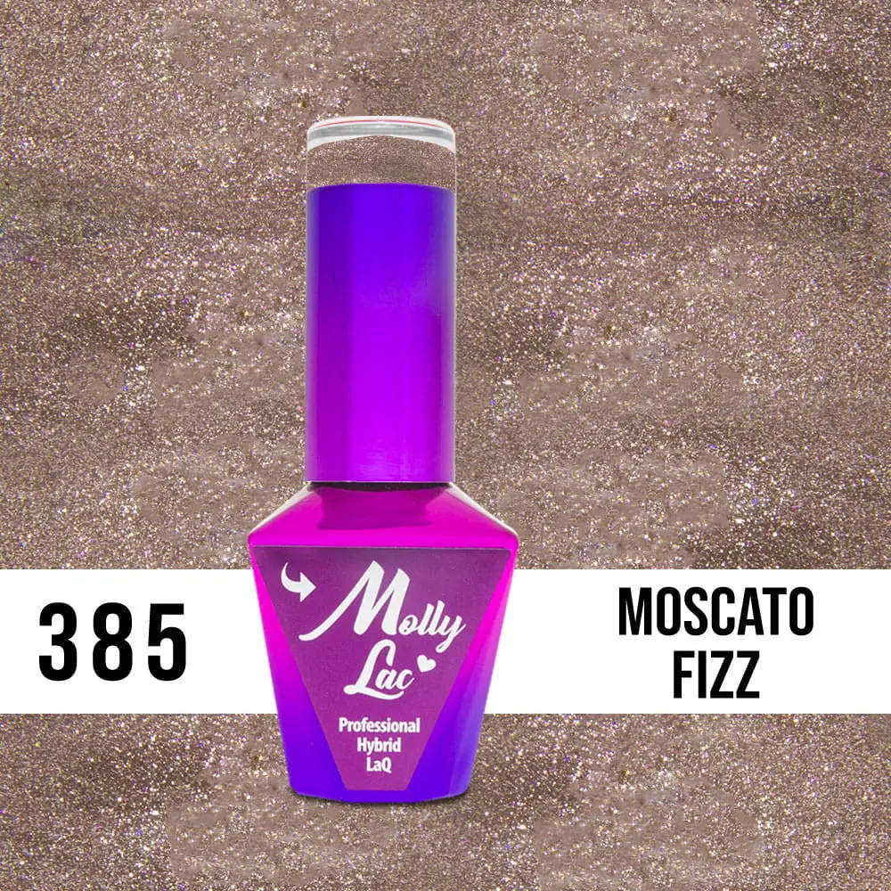 MOLLY LAC UV/LED gel lak Wedding Dream and Champagne  - Moscato Fizz 385, 10 ml