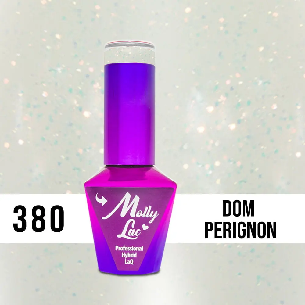 MOLLY LAC UV/LED gel lak Wedding Dream and Champagne  - Dom Perignon 380, 10 ml