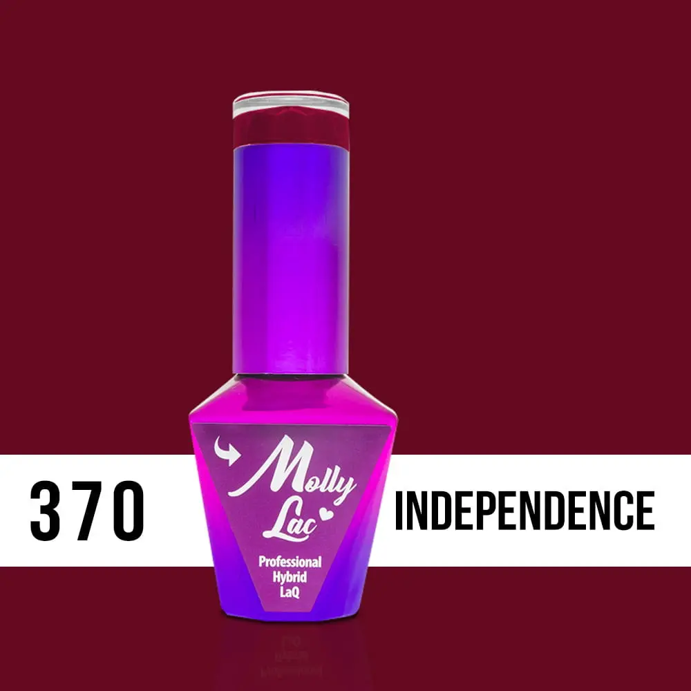 MOLLY LAC UV/LED gel lak Pin Up Girl - Independence 370, 10 ml