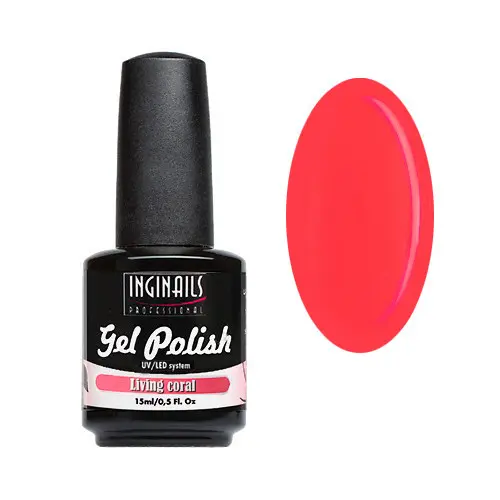 UV gel lak Inginails Professional 15ml - Living Coral