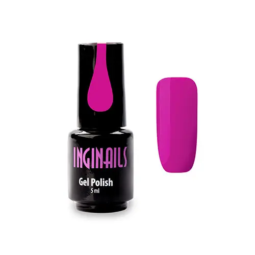 Barevný gel lak Inginails - Neon Fuchsia 002, 5ml