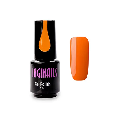 Barevný gel lak Inginails - Neon Mandarine 005, 5ml